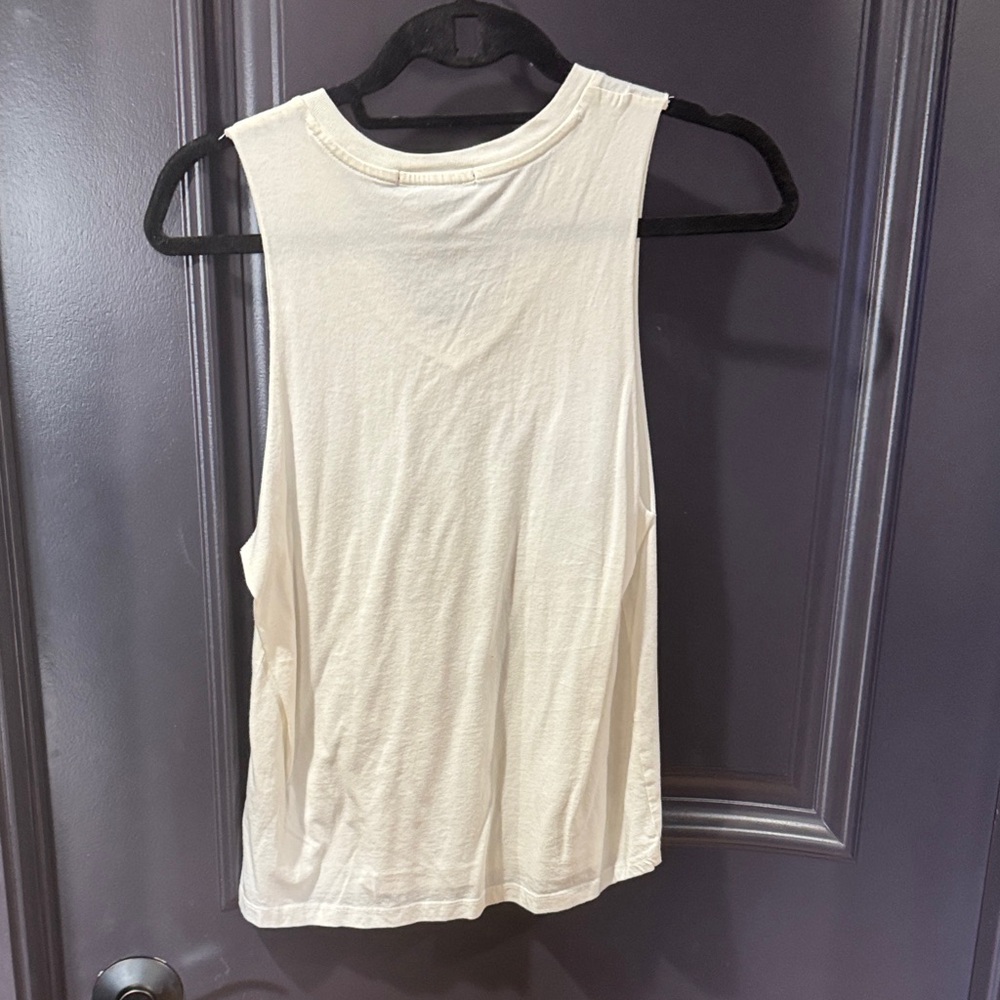 Forever 21 Off-White Adventure Graphic Muscle Tee - Picture 3 of 3
